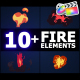 Fire Elements | FCPX - VideoHive Item for Sale