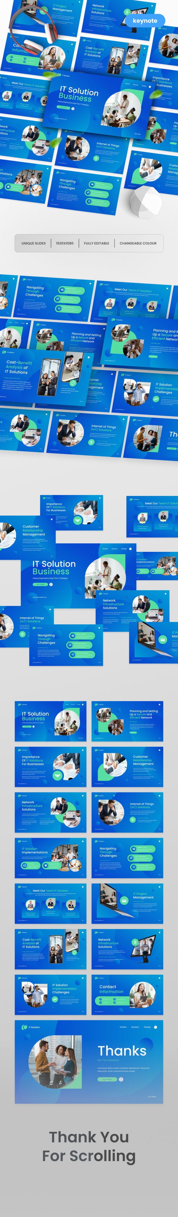 IT Solution Keynote Template