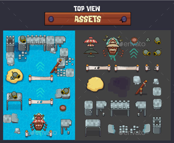 Top View Game - Assets