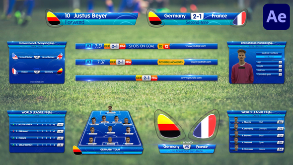 Sport Games Lower Thirds | After Effects alt