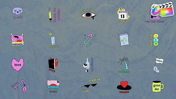 Acid Funny Titles | FCPX alt