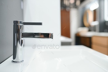 new faucet in plumbing shop