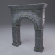 Old Stone Arch Low Poly - Game Ready - 3DOcean Item for Sale