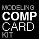 Model Comp Card Template Kit - GraphicRiver Item for Sale
