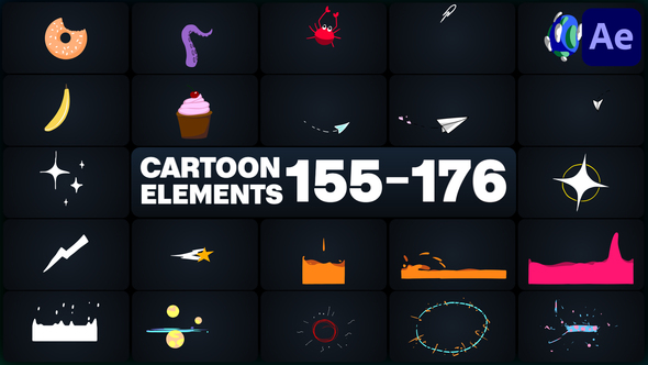 Cartoon Elements for After Effects