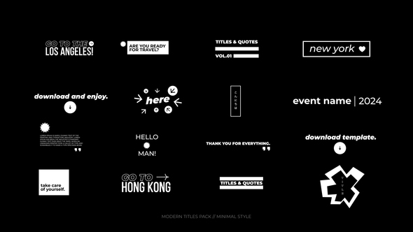 Stylish Titles | FCP alt