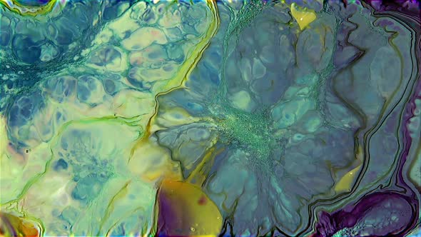 Abstract Colorful Invert Paint Galactic Exploding Texture 36