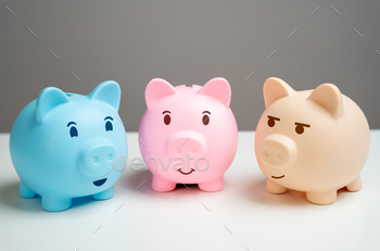 Tris piggy banks are chatting. News and events in the economy.