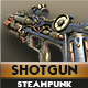 Steampunk Shotgun - 3DOcean Item for Sale