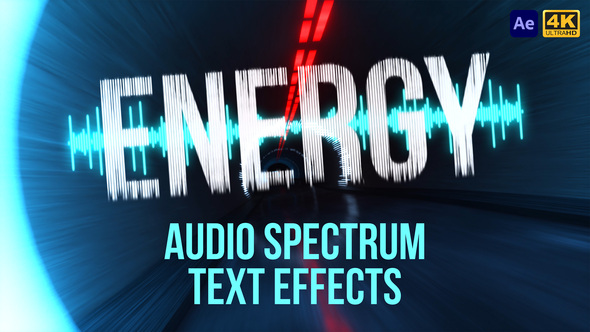 Energy: Audio Spectrum Text Effects