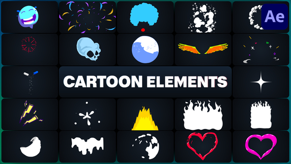 Cartoon Elements for After Effects