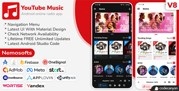 YouTube Music App - Online Music Streaming Apps