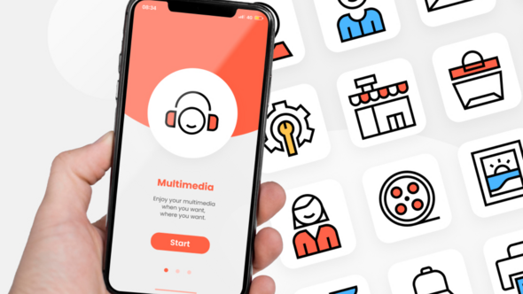 Animated Multimedia Icons