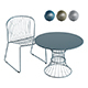 BOLONIA Chair and Table by iSimar - 3DOcean Item for Sale