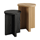 CHENE Side Table and Stool by Atelier De Troupe - 3DOcean Item for Sale