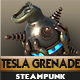 Steampunk Tesla Grenade - 3DOcean Item for Sale