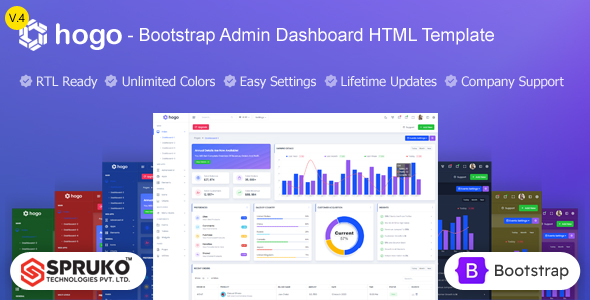 Hogo – Bootstrap Admin Dashboard Template