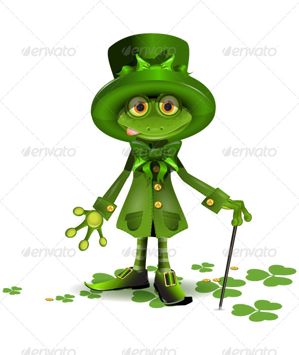 Saint Patrick's Frog