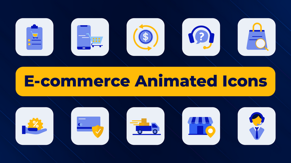 E-commerce Animated Icons