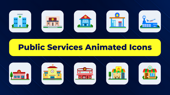 Public Services Animated Icons