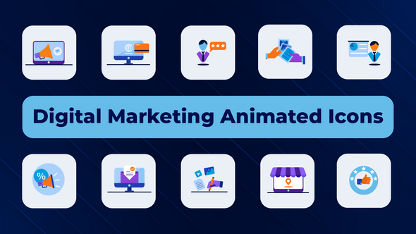 Digital Marketing Animated Icons