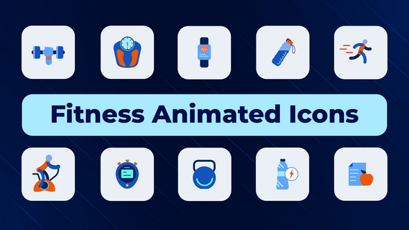 Fitness Animated Icons