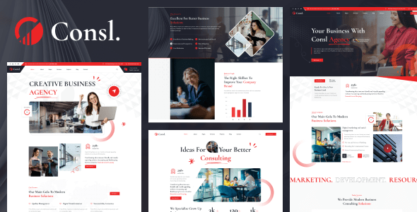 Consl - Consulting Business Figma Template