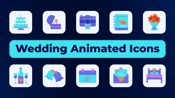 Wedding Animated Icons