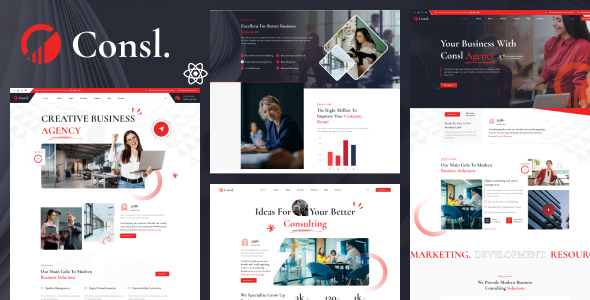 Consl - Consulting Business React Template