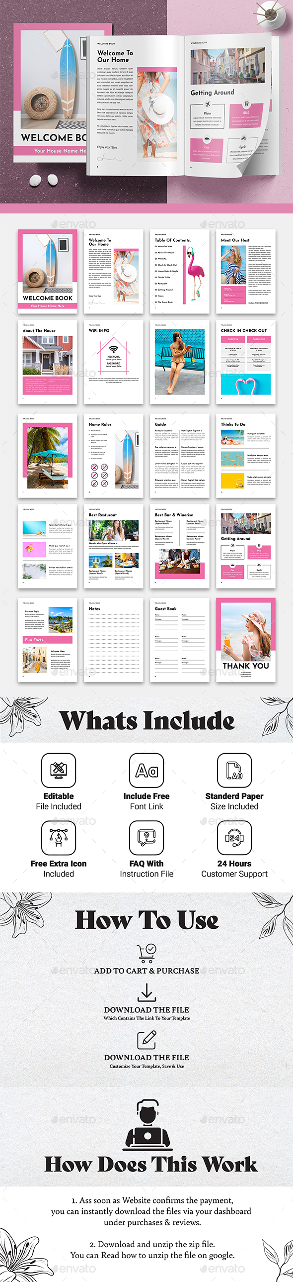 Welcome Book Template