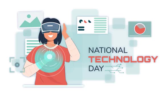 National Technology Day Animation Scene 03