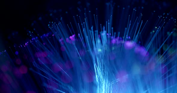 Blue optical fiber