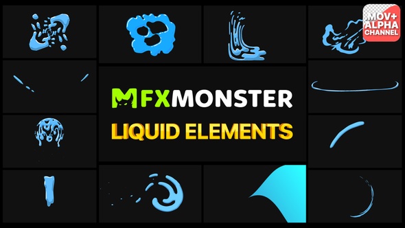 Liquid Elements | Motion Graphics alt