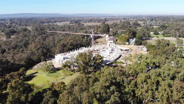 Aerial View of a Construction Site in Australia