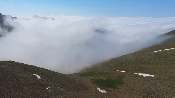 Fly Over the Cloudy Valley