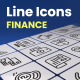 50 Animated Finance Line Icons - VideoHive Item for Sale