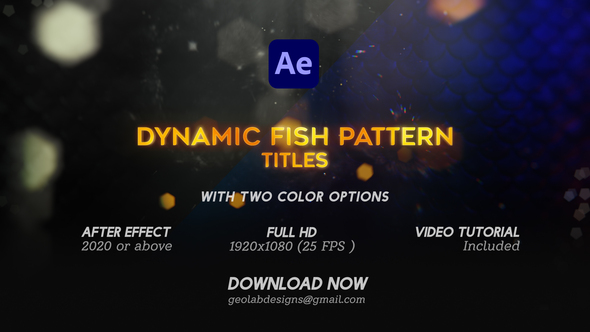 Dynamic Fish Pattern Titles l Aqua Titles
