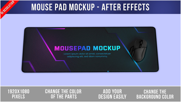 Mouse Pad Mockup