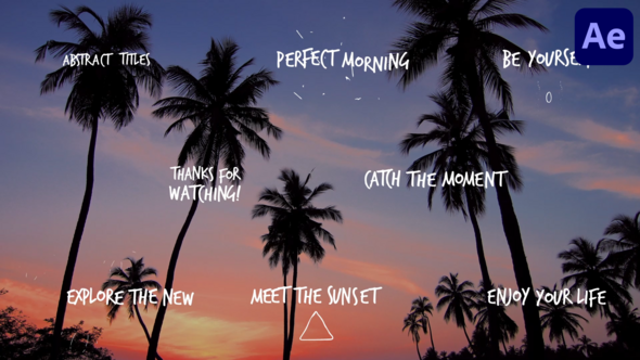 Abstract Scribble Titles for After Effects alt