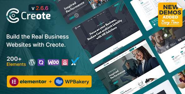 Creote - Corporate & Consulting Business WordPress Theme