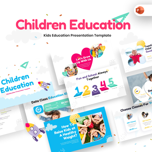 Children Education PowerPoint Template
