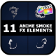 Anime Smoke Elements | FCPX - VideoHive Item for Sale