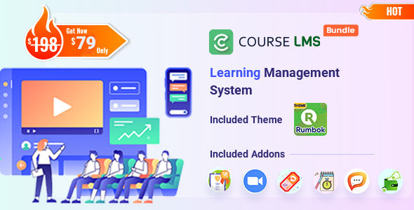 CourseLMS Bundle - Online Learning Management System