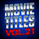 MOVIE TITLES - Vol.21 | Text-Effects/Mockups | Template-Pack - GraphicRiver Item for Sale