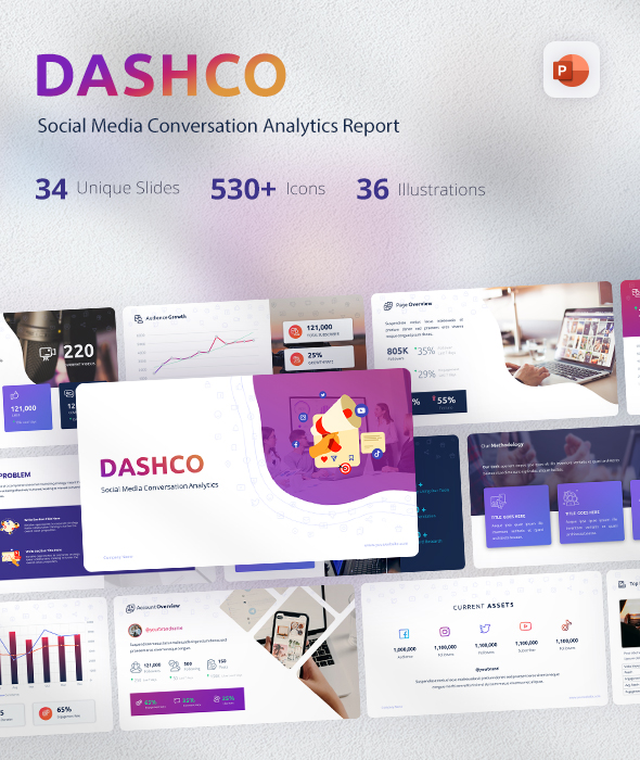DashCo - Dashboard Social Media Report Analytics