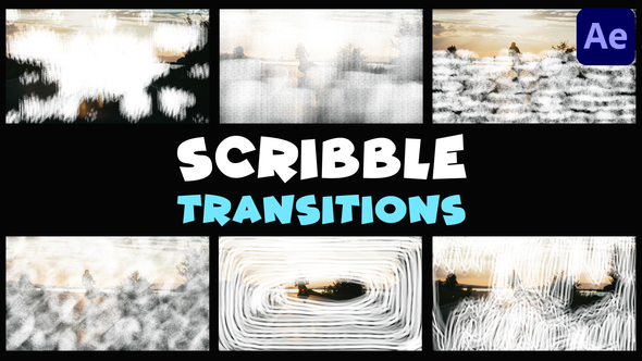 Scribble Transitions | After Effects alt