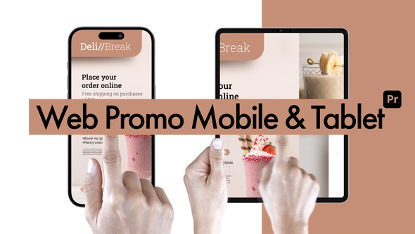 Web Promo Mobile & Tablet for Premiere Pro
