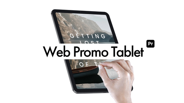 Web Promo Tablet for Premiere Pro