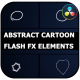Abstract Cartoon Flash FX Elements | DaVinci Resolve - VideoHive Item for Sale