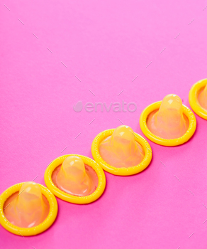 Yellow condoms